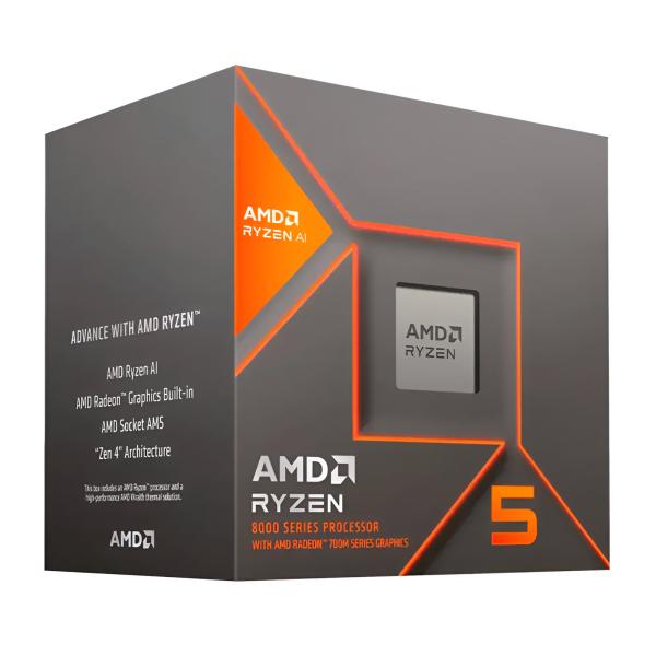 Procesador AMD Ryzen 5 8500G Wraith 65W Radeon 5050 AM5 100-100000931BOX