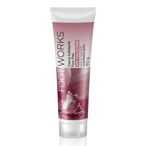 Crema Exfoliante para Pies Avon Footworks Rosas y Magnolia 90g 1031487