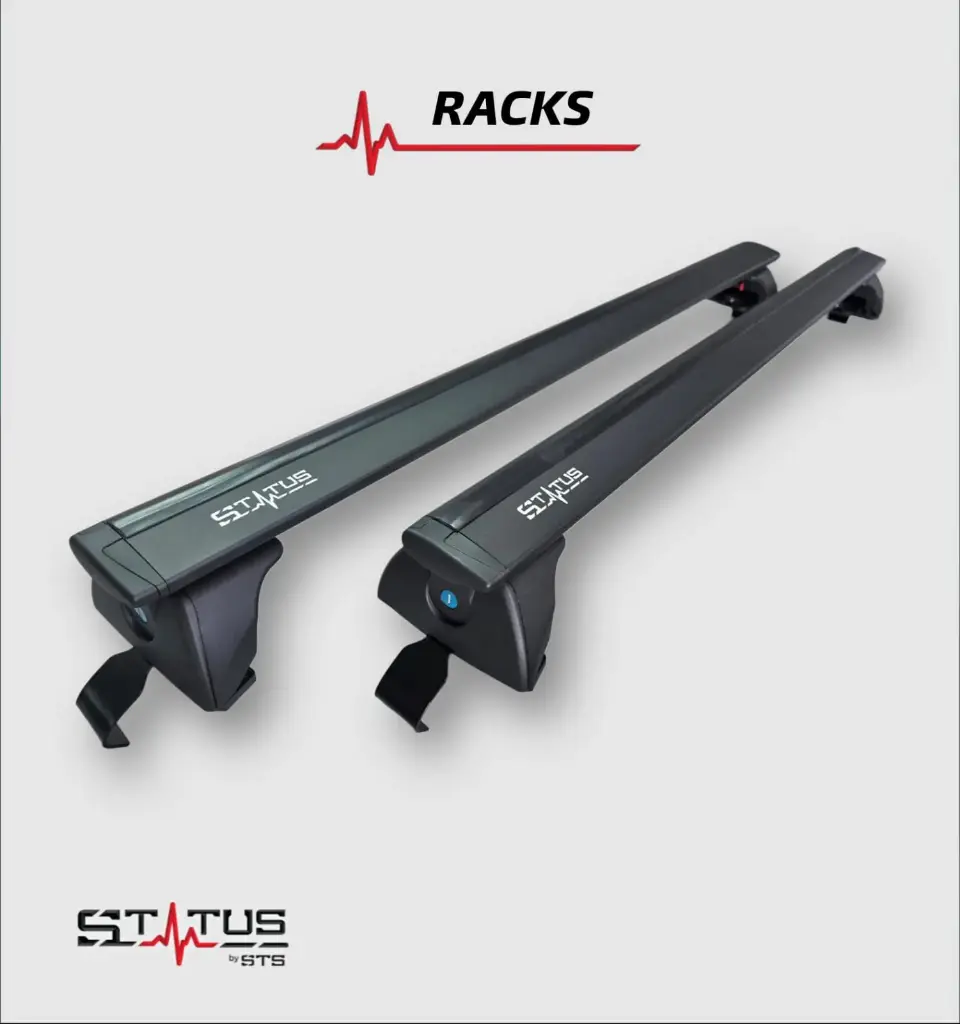 Racks de Carro Status Wingbar RR1210 Techo 120cm 2-Pack Negros RR1210120