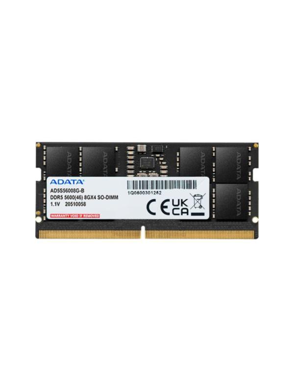 Memoria Ram Adata DDR5 8GB 5600MHZ SoDimm CL46 AD5S56008G-S