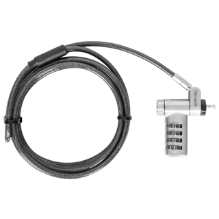 Candado Targus Deffcon Ultimate Universal de Combinación Reseteable ASP96RGLX