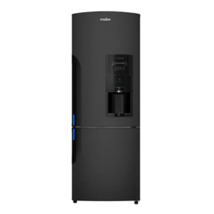 Refrigeradora Mabe Bottom Freezer 15p³/400Lts Dispensador de Agua Sin Escarcha Negra RMB400IBMRP0