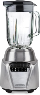 Black+Decker licuadora duramax metalica 8 velocidades 4 cuchillas acero inoxidable - BL0876-2SDLA