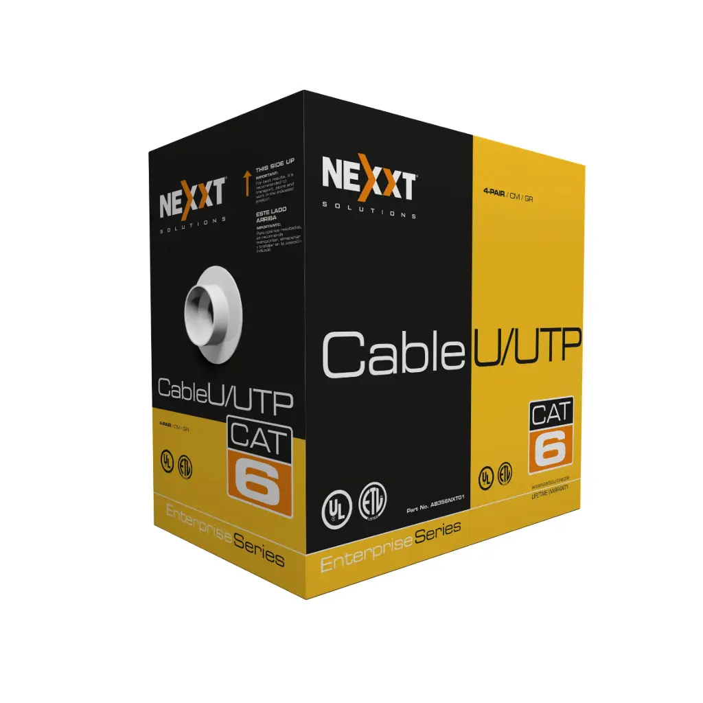 Cable UTP Nexxt Cat6 4 Pares Azul 305M 798302030077