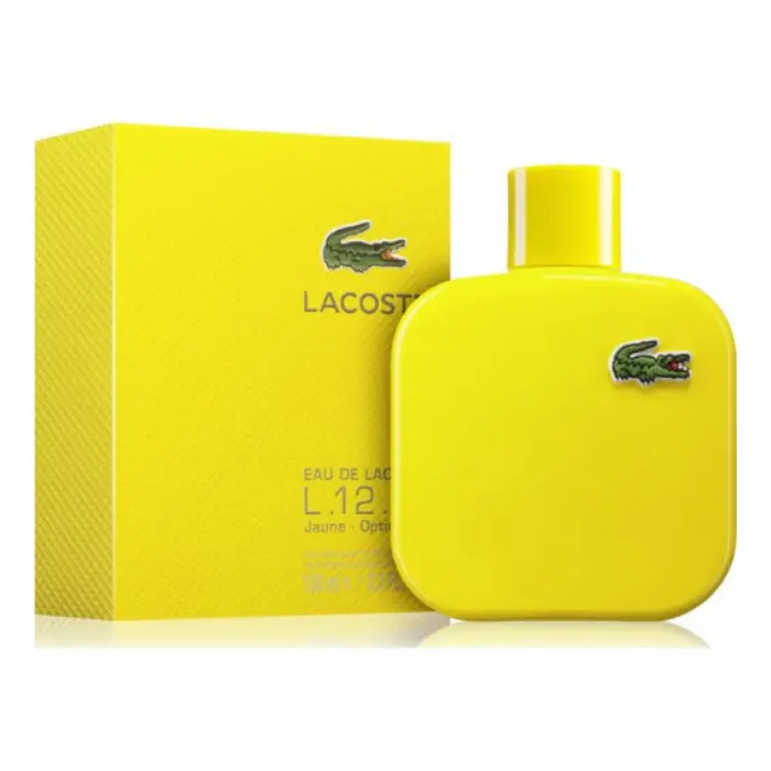 Colonia Lacoste L.12.12 Jaune - Optimistic EDT 175ml Hombre