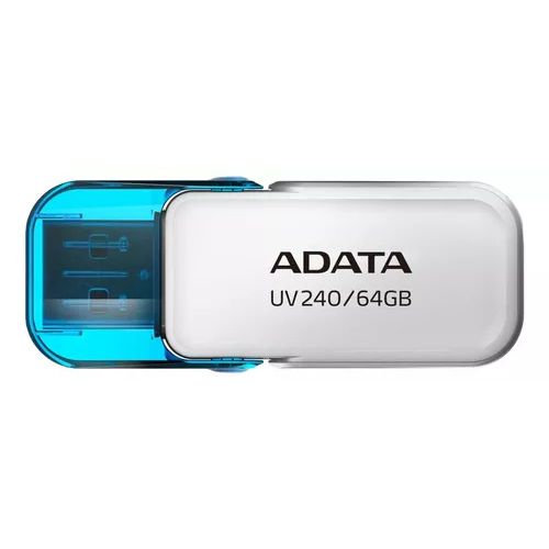 Memoria USB Adata UV240 64GB Blanco AUV240-64G-RWH