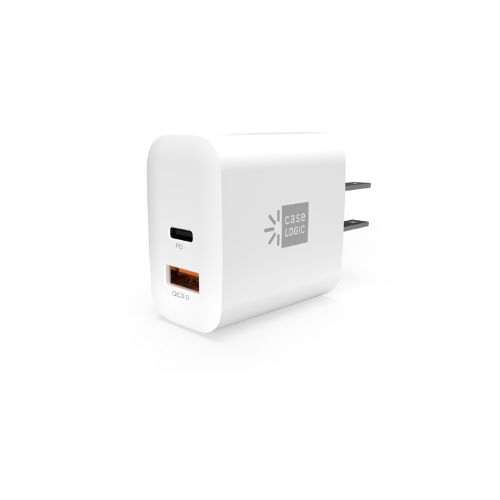 Cargador de Pared Case Logic con Puertos USB-A y USB-C 30W CL-PD-W3-101-WT