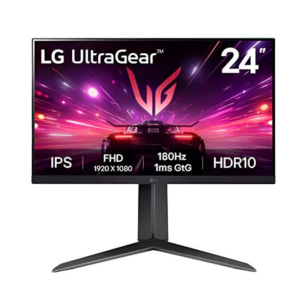 MONITOR 24″ GAMING LG ULTRAGEAR FHD 1920 x1080 180Hz 1MS HDR10 NEGRO 24GS65F-B