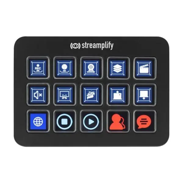 Teclado Streaming Aerocool 15 Teclas SPUD-DO20A01.11