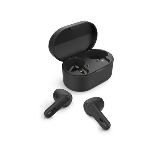 Audífonos Philips Inalámbricos Negro TAT1138BK