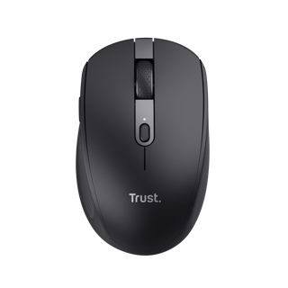 Trust mouse inalambrico recargable color negro silencioso - 24819