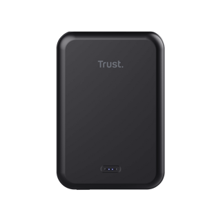 Trust banco de energia inalambrico 5000 mah color negro batería magnética iPhone 12 superior - 24877