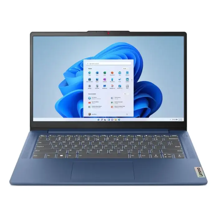 Laptop Lenovo IdeaPad Slim 3 15AMN8 15.6" Ryzen 3 512GB SSD 8GB-RAM Win 11 Home Azul 82XQ00M8GJ