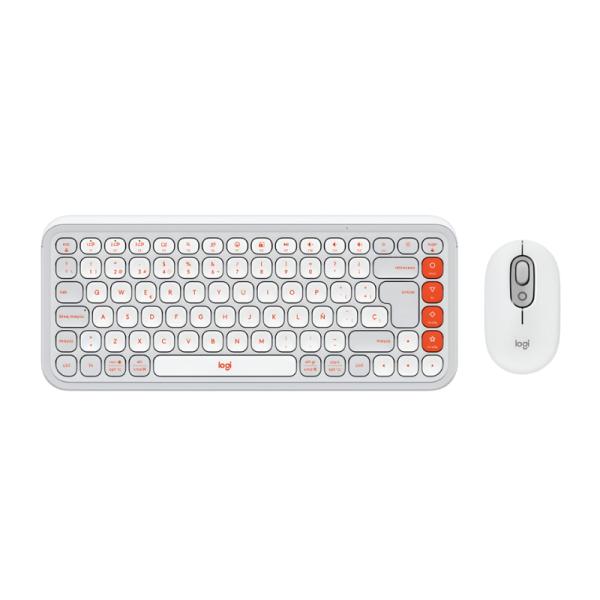 Combo Teclado y Mouse Logitech Inalámbrico Pop Bluetooth 920-013055