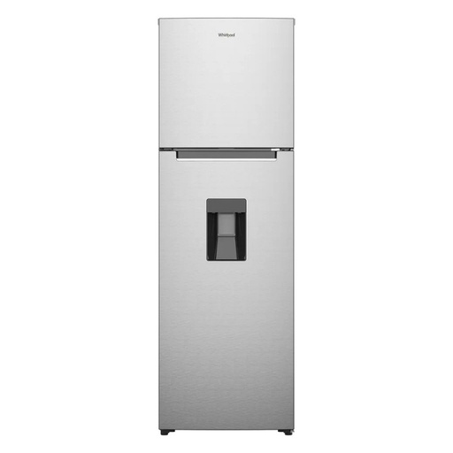 Refrigerador Whirlpool Top Mount Inverter 9p³ con Dispensador de Agua Acero Inoxidable WT32209D