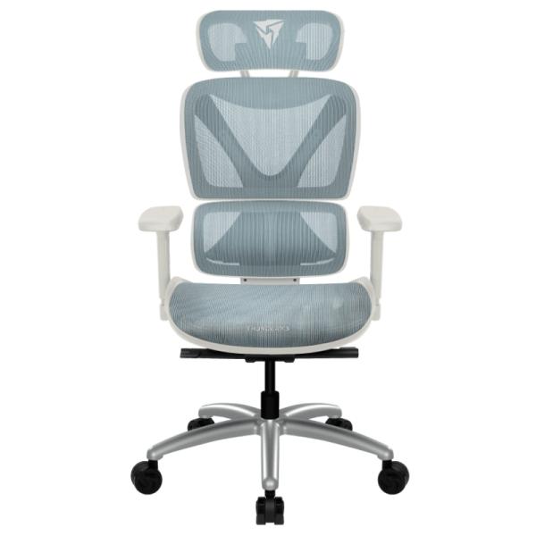 Silla Ergonómica THUNDERX3 XTC CHROMA MALLA DE CUERO SINTÉTICO TRANSPIRABLE TEGC-3073102.B1