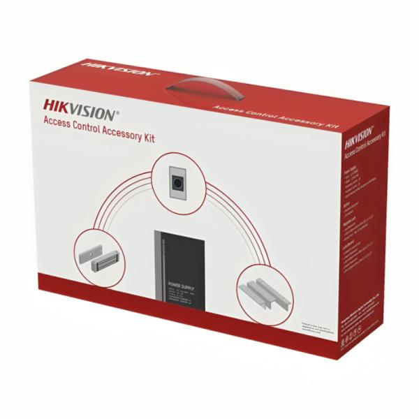 KIT PARA PUNTO DE ACCESO HIKVISION DS-KAS-7M01(O-STD) (E) 24 W INCLUYE FUENTE DE ALIMENTACIÓN BOTON DE SALIDA CERRADURA MAGNETIC