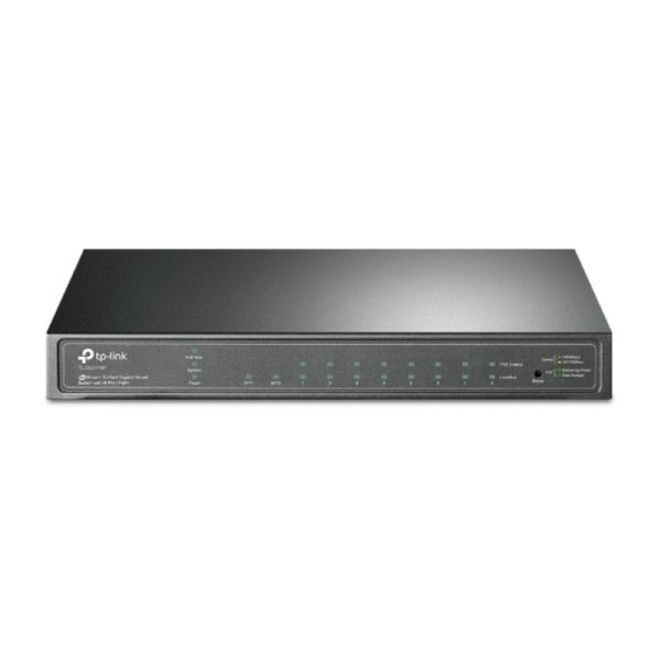 SWITCH TP LINK SG2210P(UN) 8 PUERTOS POE+ 2 RANURAS SFP 10/100/1000 MBPS