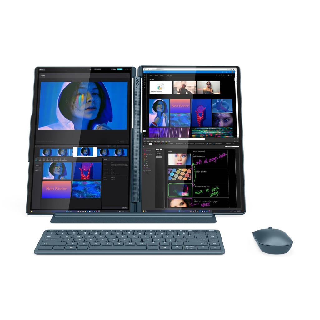 Laptop Lenovo YOGA Book - Notebook - 14" - Intel Core Ultra 7 155U / 5.1 GHz - LPDDR5X SDRAM - 16 GB - 1 TB SSD 83KJ001FGJ