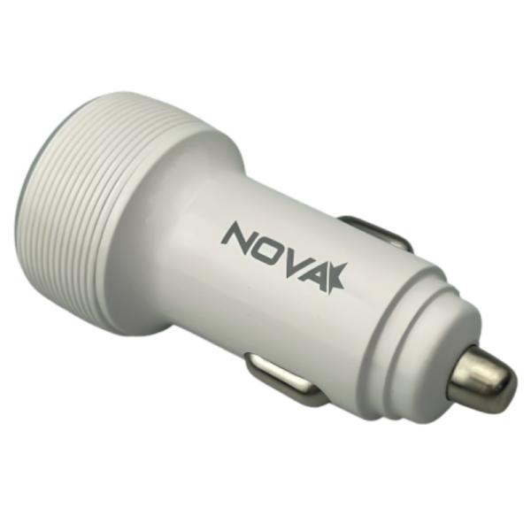 CARGADOR DE CARRO NOVA PA036EBC 36W 1 PUERTO USB-C Y 1 PUERTO USB-A CARGA RAPIDA