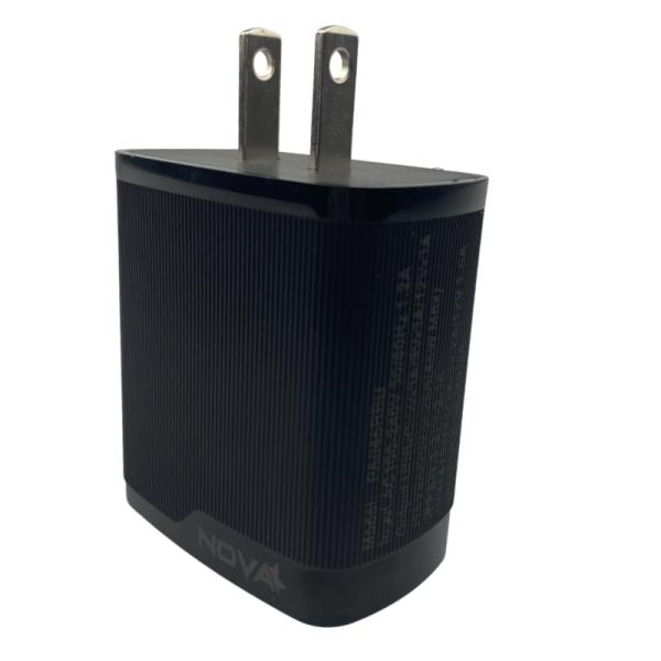 CARGADOR NOVA PA046RBU 45W 1 PUERTO USB-C Y 1 PUERTO USB-A