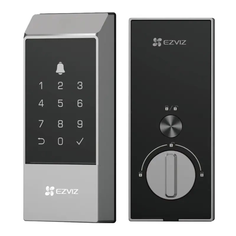 Cerradura Inteligente EZVIZ CS-DL04-R100-WBCP-GR(M)(O-STD) (E) Huella Digital y Código de Acceso WIFI 2.4 GHZ 310500562