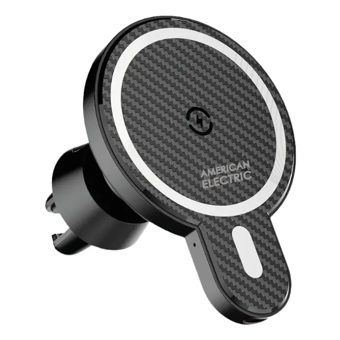 Soporte para Carro American Electric Carga Inalámbrica 15W MagSafe Negro JF-MA20