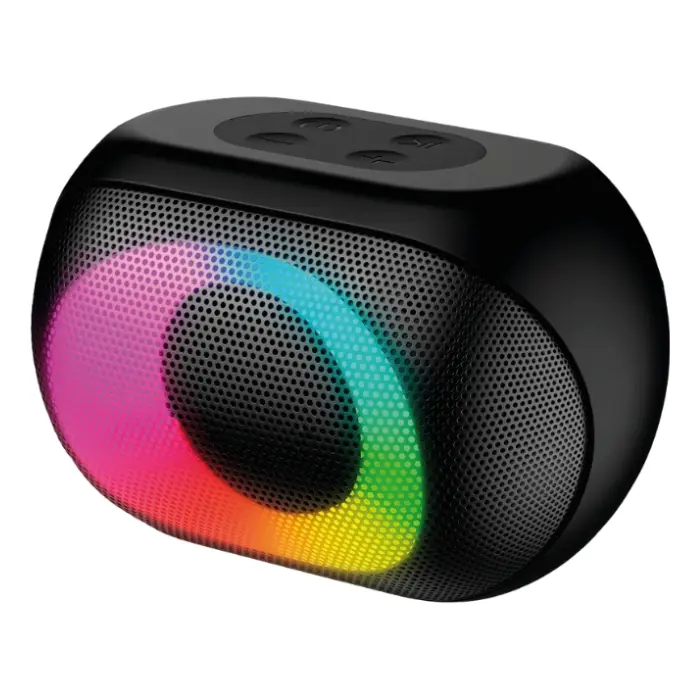 Parlante Inalámbrico American Electric SK885 8W RGB IPX5 Negro JF-SK885BT