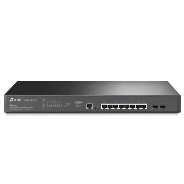 SWITCH TP LINK SG3210XHP-M2(UN) 8 PUERTOS 2.5 GBPS 1 PUERTO RJ45 1 PUERTO MICRO USB Y 2 RANURAS SFP+ 100/1000/2500 MBPS ADMINSIT