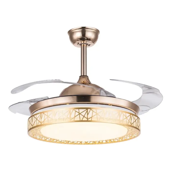Ventilador de Techo American Electric Cecias 42″ Luz LED 36W Dorado 413-GD