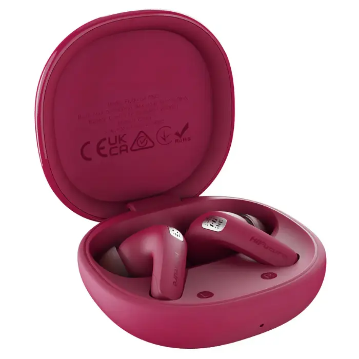 Audífono Inalambrico HiFuture FLYBUDS4 ANC Bluetooth Cancelación De Sonido-Rosa