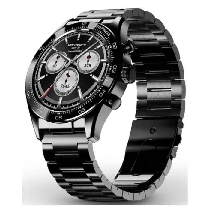 SmartWatch HiFuture Future GoPro para Hombre con de Salud y Notificaciones Negro