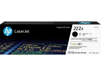 HP toner negro 222X W2220X