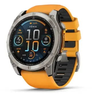 SmartWatch Garmin Fenix 8 Zafiro AMOLED 51mm Naranja 010-02905-10