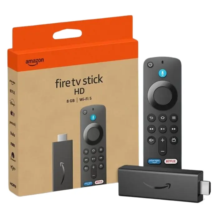 Dispositivo de Streaming Amazon Fire TV Stick HD 8GB AMZ-B0CQMRKRV5-B