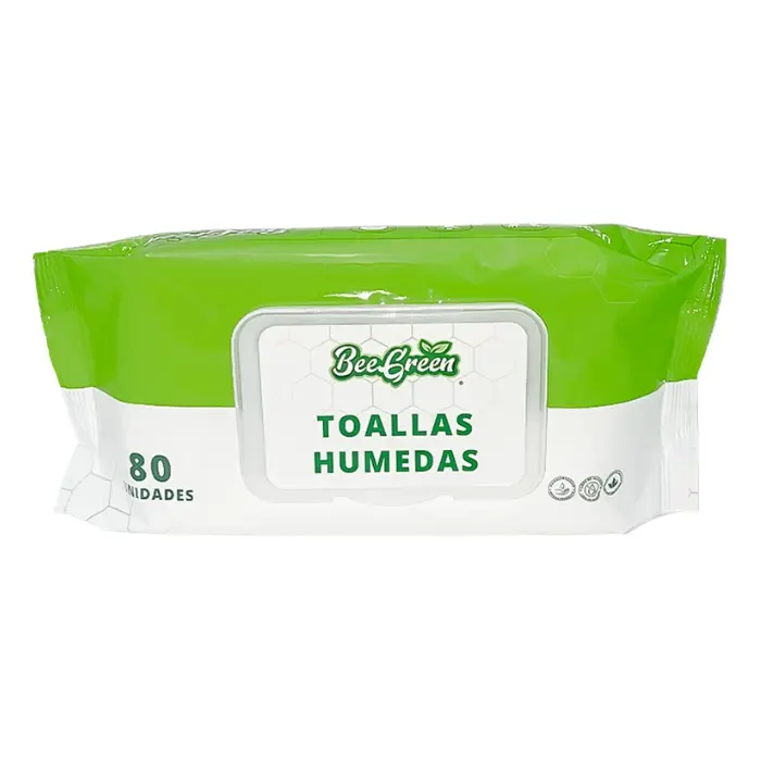 Toallas Húmedas BeeGreen Hipoalergénicas 80 Unidades 8-400-027-030
