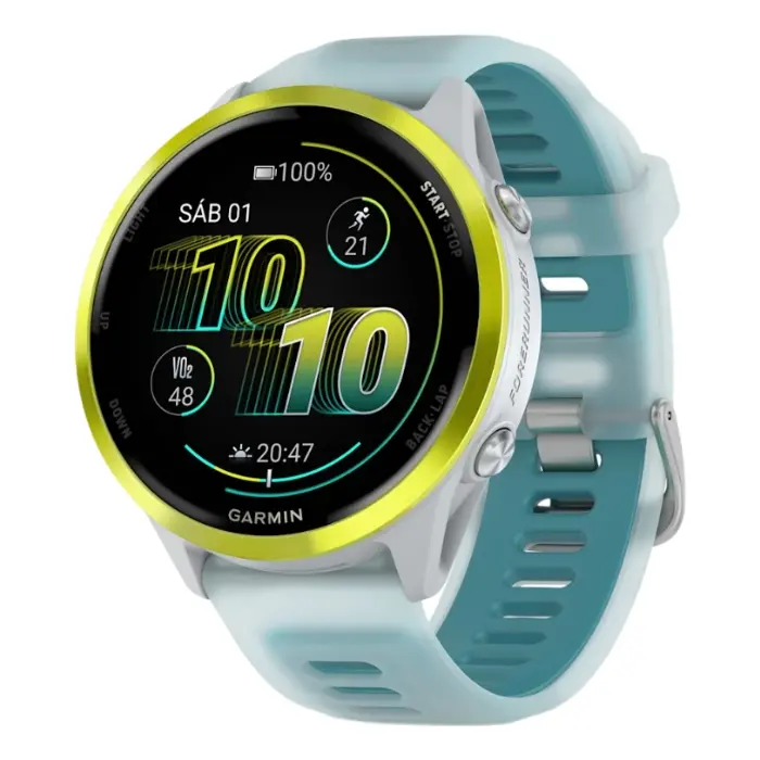 SmartWatch Garmin Forerunner 570 47mm Blanco/Azul/Amarillo 010-02971-01