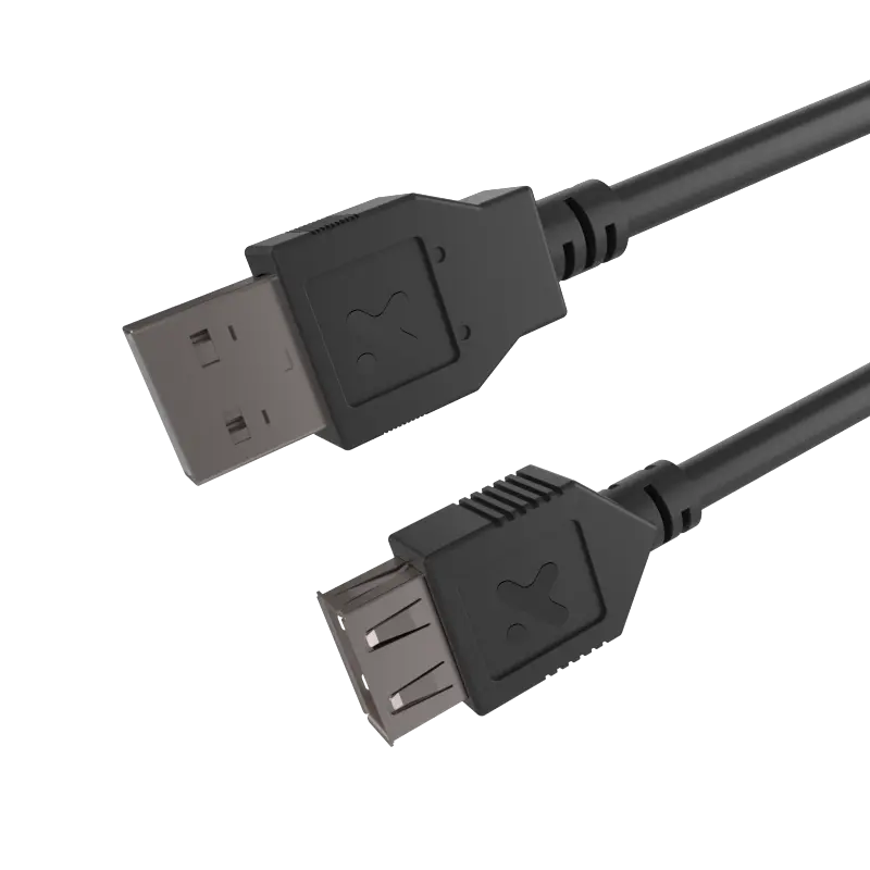 Cable XTech USB-A Macho a USB-A Hembra 1.8mts Negro XTC-301