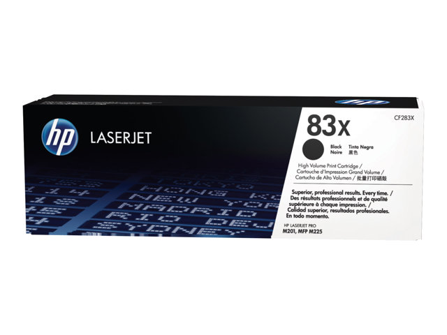 HP 83X - Alto rendimiento - negro