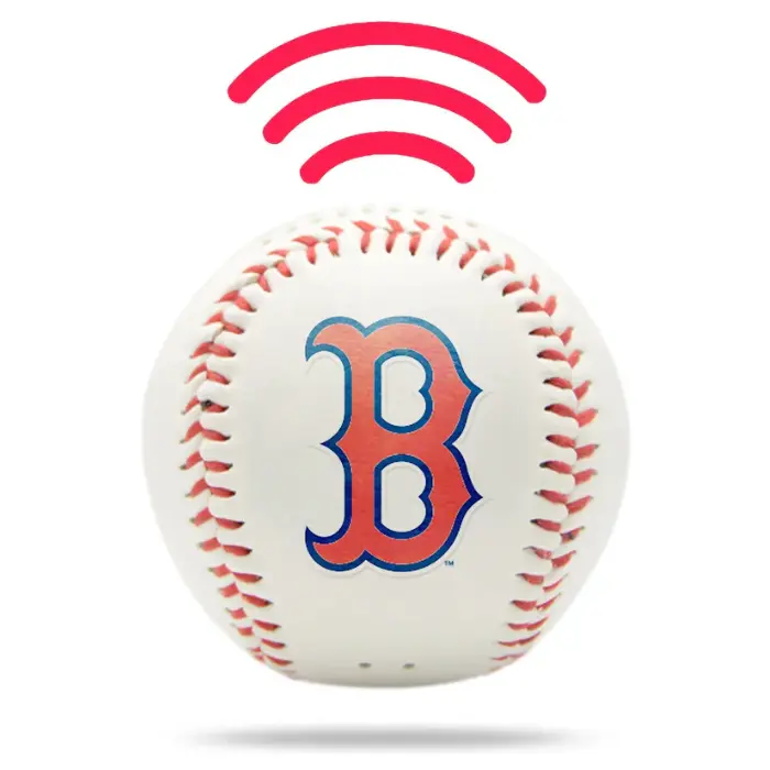 Nima Parlante Bluetooth En Forma De Pelota De Béisbol Licencia Oficial De La MLB- Boston Red Sox NIMABTSPKR-REDSOX