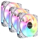 Ventilador Cougar Apolar 120 ARGB 3-Pack Blanco 3MAPR12A3.0002