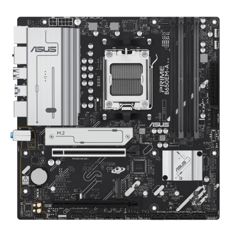 TARJETA MADRE ASUS PRIME B650EM-A AM5 MICRO ATX DDR5 WIFI 6 90MB1LP0-M0EAY0
