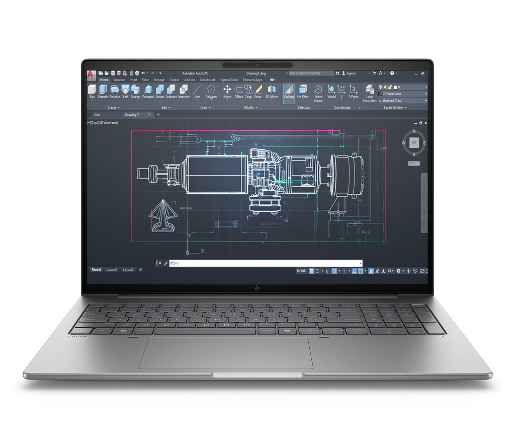 Laptop HP ZBook 8 G1i - Notebook - 16" - Intel Core Ultra 7 255H / 4.4 GHz - DDR5 SDRAM - 32 GB - 1 TB - NVIDIA RTX 500 Ada BN4E7LT#ABM