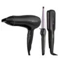 Kit Remington MegaPack Plancha/Secadora/Rizador Midnight Lilac 3PC-S5520-D3015MLF