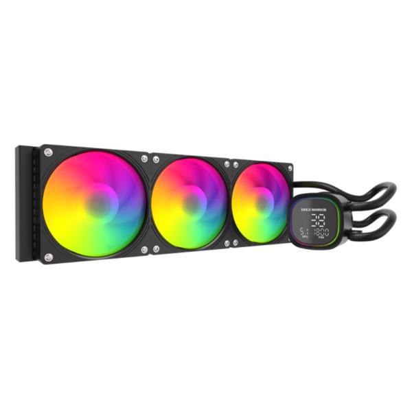 ENFRIAMIENTO LIQUIDO RGB EAGLE WARRIOR FCFWT392001C AIO 3X120MM 4 PIN PWM LGA115X/1700