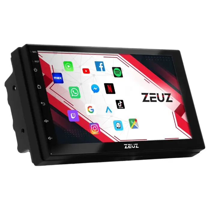 Radio ZEUZ ZS9217 10” Táctil Bluetooth USB Negro
