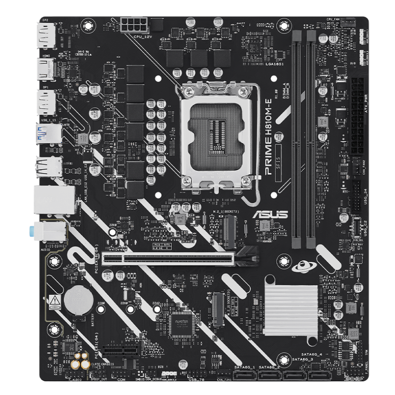 TARJETA MADRE ASUS PRIME H810M-E LGA1851 MICRO ATX DDR5 90MB1N20-M0EAY0