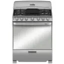 Cocina de Gas Mabe 30″ 4 Quemadores Plateada EM7659BFIX2