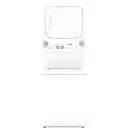 Centro de Lavado a Gas Mabe Ultra Capacity Aqua Saver Green 24kg Blanco MCL2440PSBB0