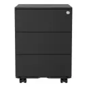 Cajón Móvil FlexiSpot RC2-B Llave 3-Gabinetes Negro AGFLS00001